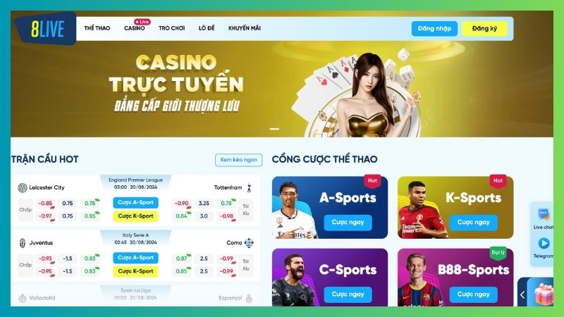 8Live - tận hưởng cổng game săn cá đình đám nhất Châu Á 2 8live